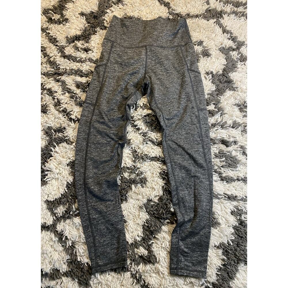 Aerie CHILL. PLAY. MOVE. Gray Flecked Ankle Leggings High Rise Women’s Size M
